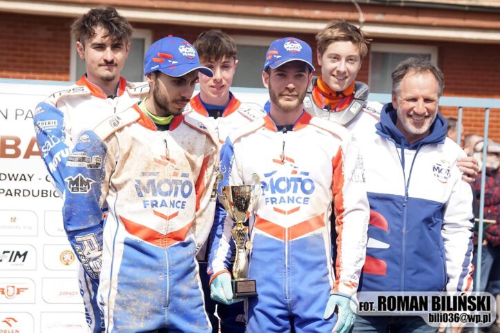 L’équipe de France de Speedway U23, 3e à Pardubice